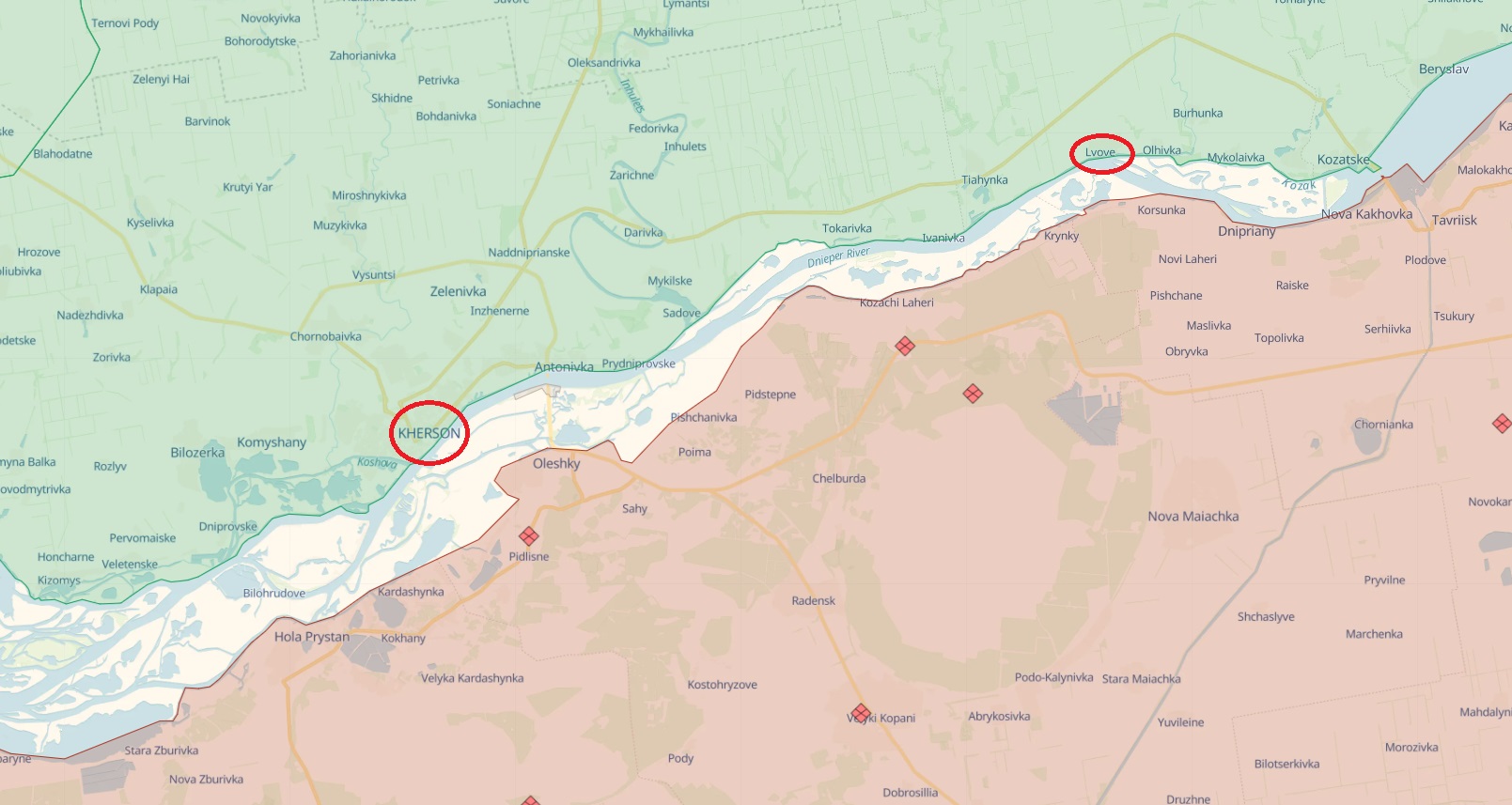 Russians shell Kherson and region: one killed, one wounded